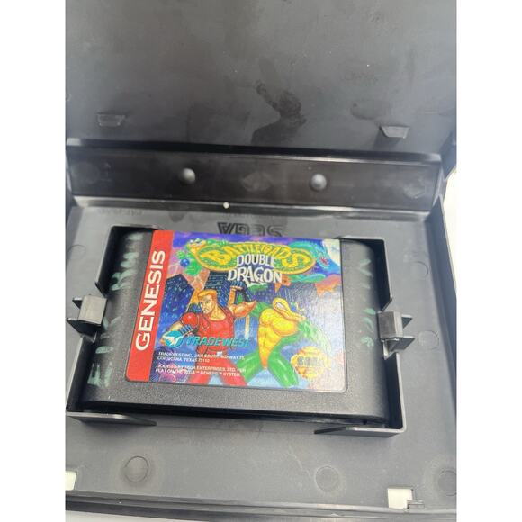 Battletoads / Double Dragon (Sega Genesis, 1993) No Manual With Box - Picture 4 of 10